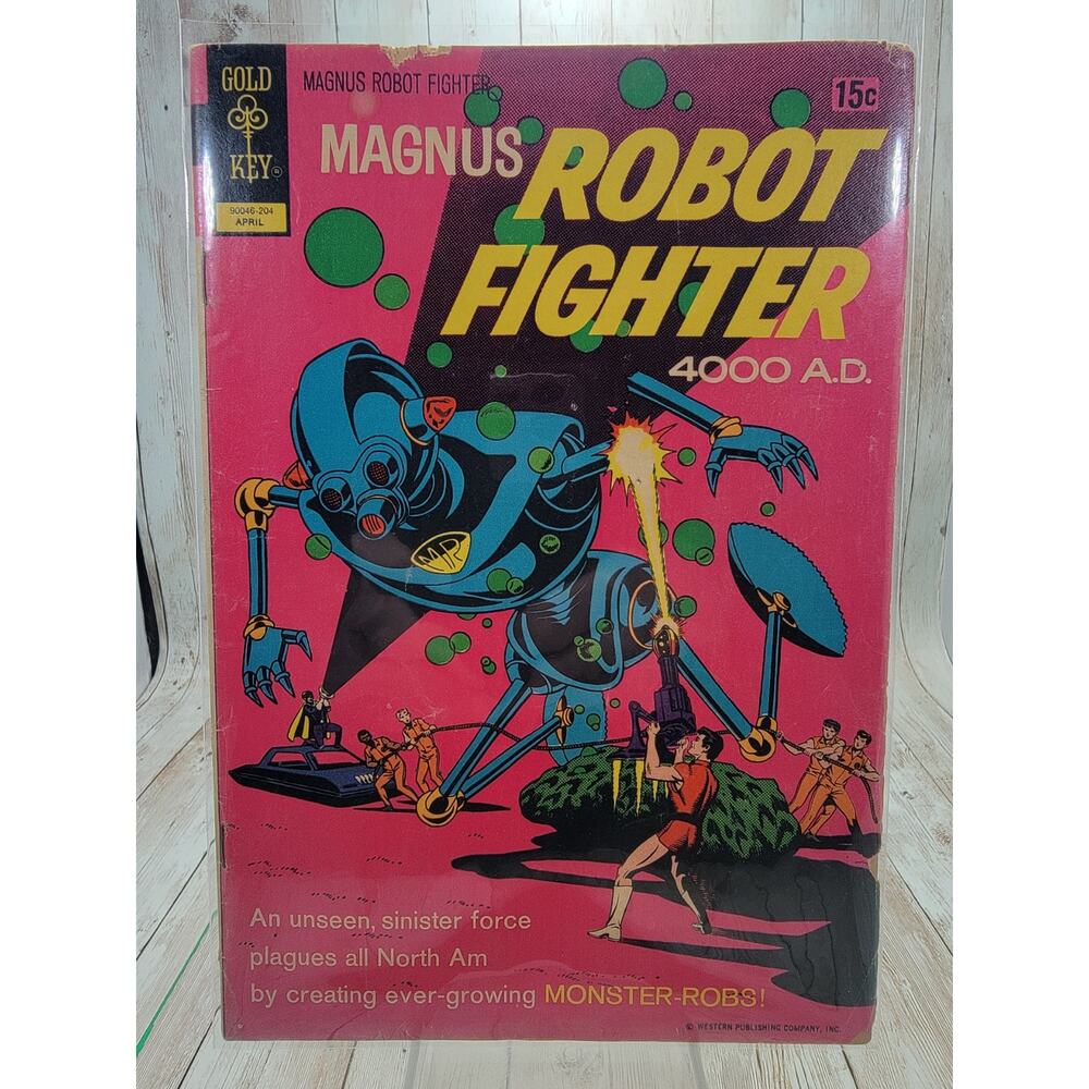 Magnus Robot Fighter #31 Gold Key 1972 Bronze age 'The Monster Robs